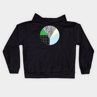 Zebra Circle Kids Hoodie